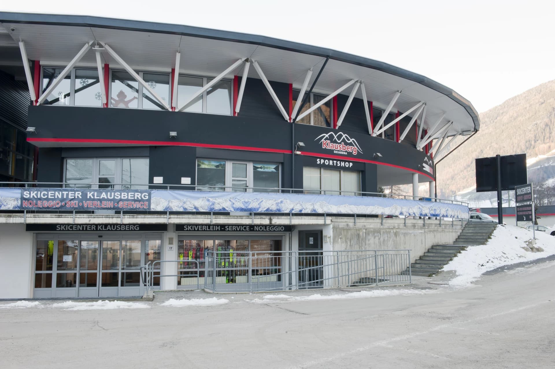 Skiverleih Außenansicht